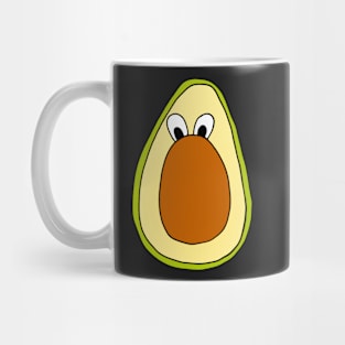 Avocado Digital Character Design - Hand Drawn Mug